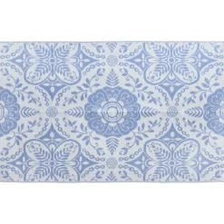 Buiten Vloerkleden|Buiten Vloerkleden-vidaXL - Tuinkleed - Blauw - Polyetheen - 190 x 290 cm