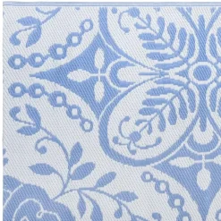 Buiten Vloerkleden|Buiten Vloerkleden-vidaXL - Tuinkleed - Blauw - Polyetheen - 190 x 290 cm