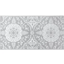 Buiten Vloerkleden|Buiten Vloerkleden-vidaXL - Tuinkleed - Grijs - Polyetheen - 160 x 230 cm