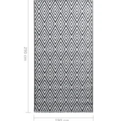 vidaXL - Tuinkleed - Wit - Polyetheen - 190 x 290 cm