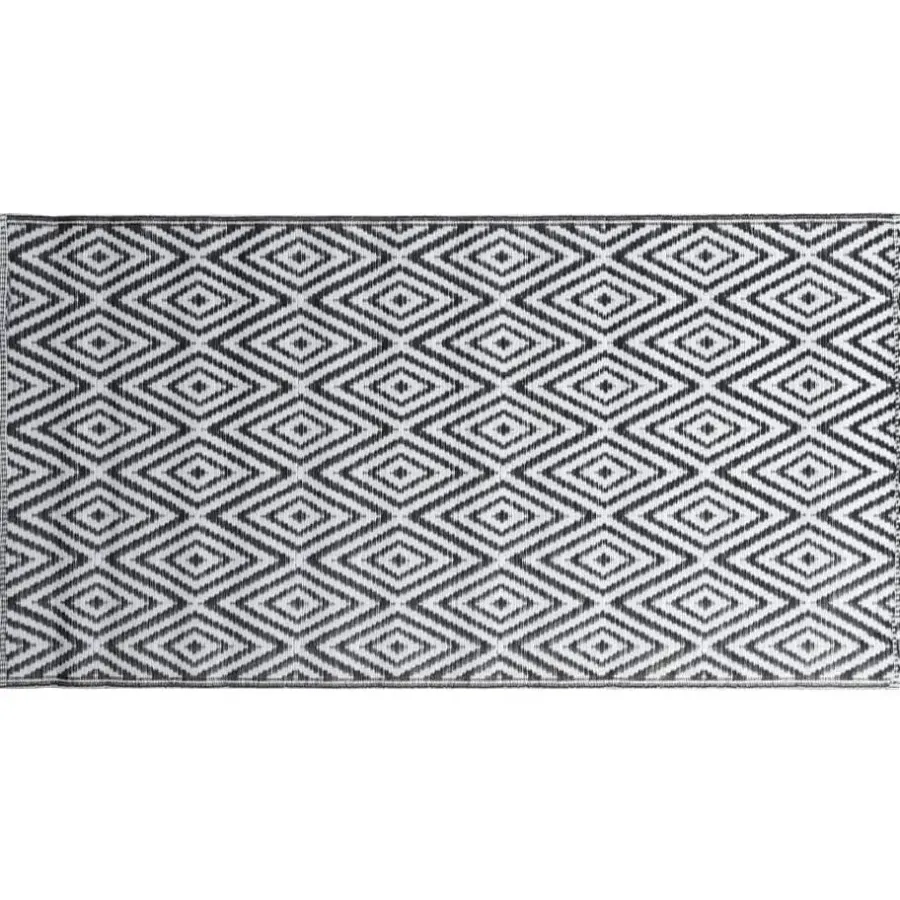Buiten Vloerkleden|Buiten Vloerkleden-vidaXL - Tuinkleed - Wit - Polyetheen - 80 x 150 cm