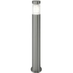 Staande Lampen-vidaXL - Tuinlamp - Zilver - Roestvrij staal