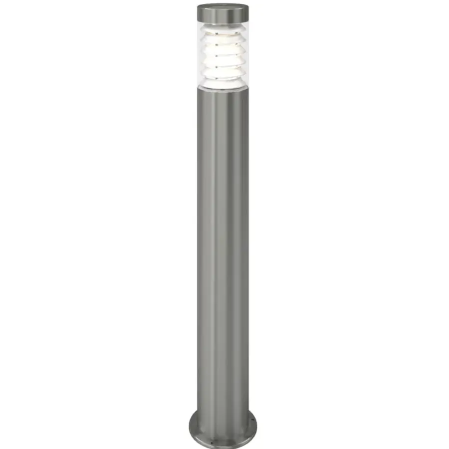Staande Lampen-vidaXL - Tuinlamp - Zilver - Roestvrij staal