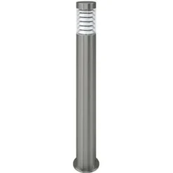 Staande Lampen-vidaXL - Tuinlamp - Zilver - Roestvrij staal