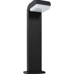 Staande Lampen-vidaXL - Tuinlamp - Zwart - Aluminium - 16 x 10 x 50 cm