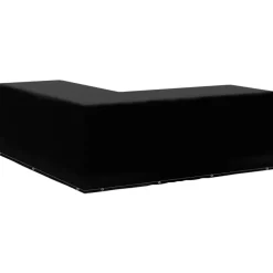 Tuinmeubelbeschermers-vidaXL - Tuinmeubel Hoes - Zwart - Polyetheen - 250 x 250 x 90 cm