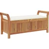 vidaXL - Tuinopbergbank - Bruin - Hout