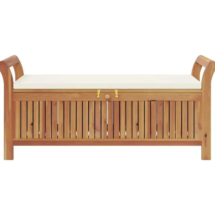 vidaXL - Tuinopbergbank - Bruin - Hout
