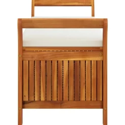 vidaXL - Tuinopbergbank - Bruin - Hout