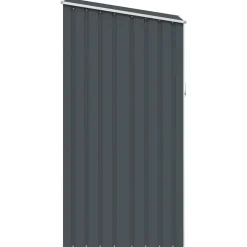 vidaXL - Tuinschuur - Antraciet - Staal