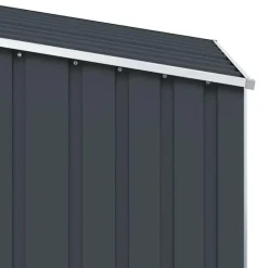 vidaXL - Tuinschuur - Antraciet - Staal