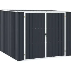 Tuinhuizen-vidaXL - Tuinschuur - Antraciet - Staal
