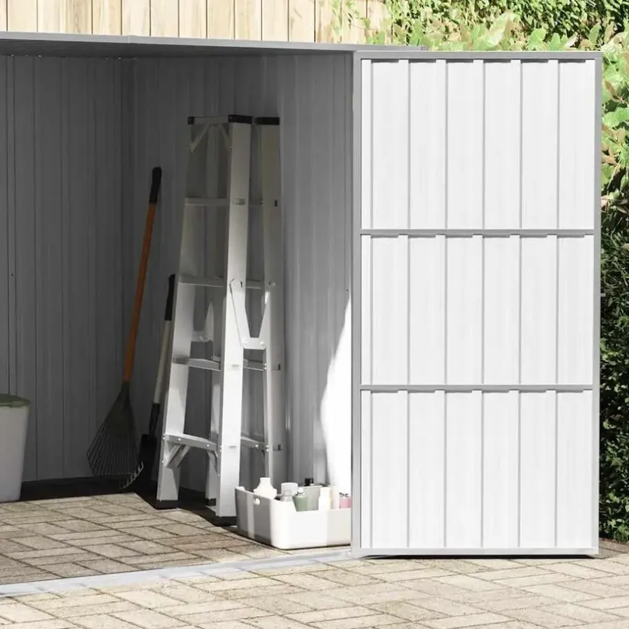 Tuinhuizen-vidaXL - Tuinschuur - Antraciet - Staal