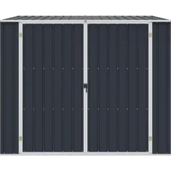 Tuinhuizen-vidaXL - Tuinschuur - Antraciet - Staal
