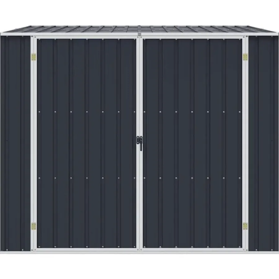 Tuinhuizen-vidaXL - Tuinschuur - Antraciet - Staal
