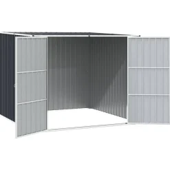 Tuinhuizen-vidaXL - Tuinschuur - Antraciet - Staal