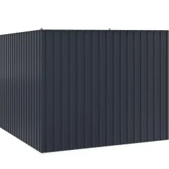 Tuinhuizen-vidaXL - Tuinschuur - Antraciet - Staal