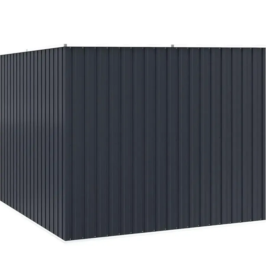 Tuinhuizen-vidaXL - Tuinschuur - Antraciet - Staal