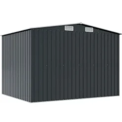 Tuinhuizen-vidaXL - Tuinschuur - Antraciet - Staal