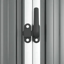 vidaXL - Tuinschuur - Grijs - Staal