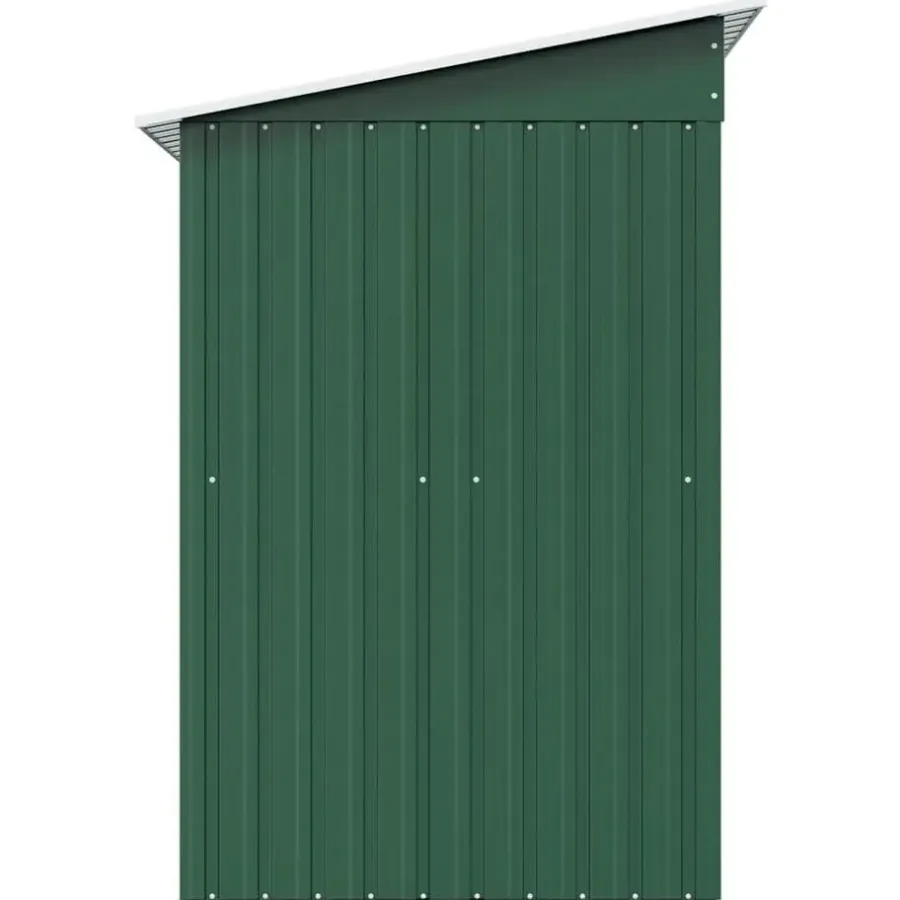 vidaXL - Tuinschuur - Groen - Staal