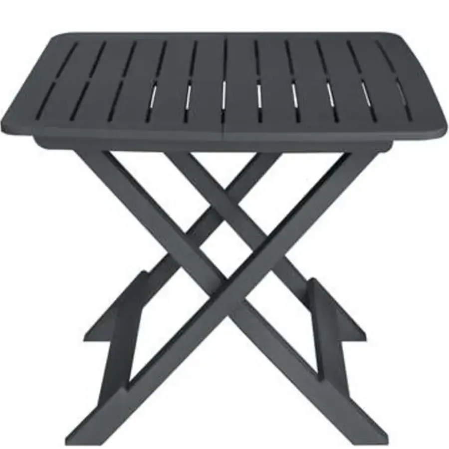 Bistro- & Balkonsets-vidaXL - Tuinset - Antraciet - Kunststof