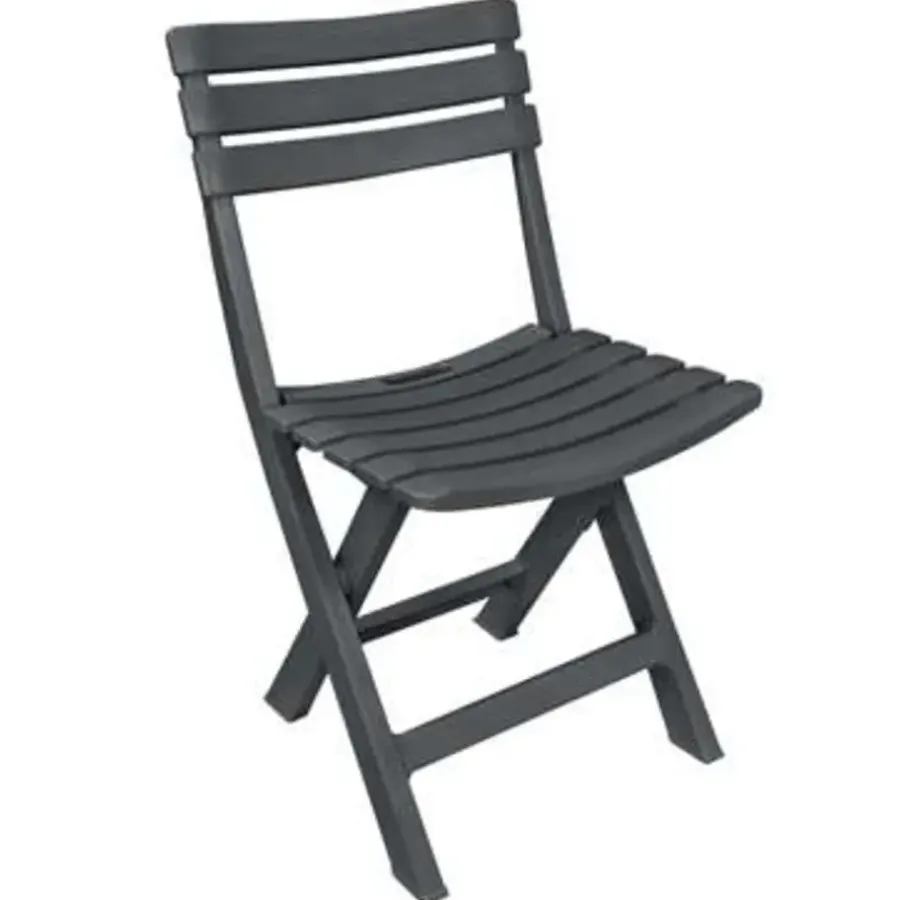 Bistro- & Balkonsets-vidaXL - Tuinset - Antraciet - Kunststof