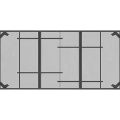 vidaXL - Tuinset - Antraciet - Metaal - 7 stuks