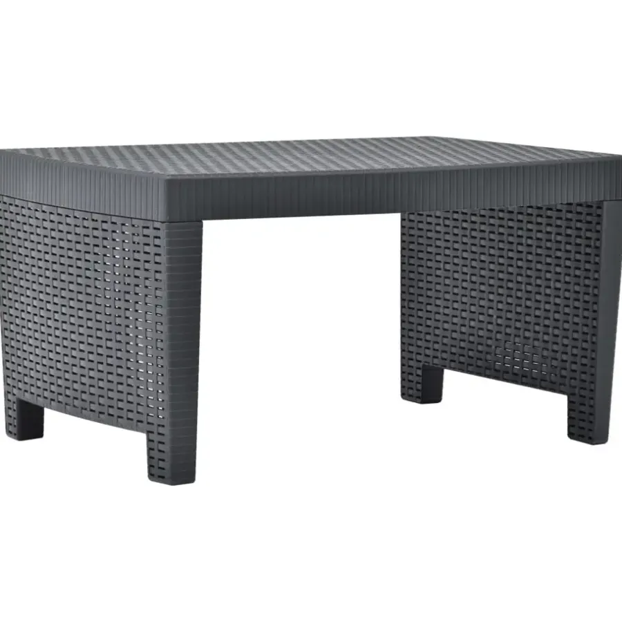 Bistro- & Balkonsets-vidaXL - Tuinset - Antraciet - Kunststof