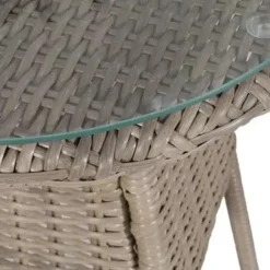 vidaXL - Tuinset - Bruin - Poly rattan