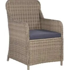 vidaXL - Tuinset - Bruin - Poly rattan