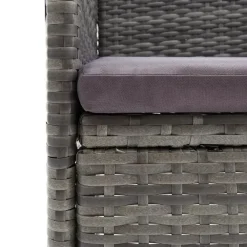 vidaXL - Tuinset - Grijs - Acaciahout - 5 stuks