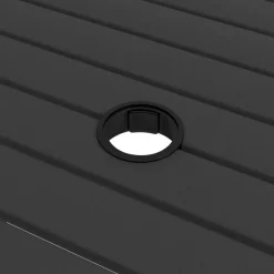 Bistro- & Balkonsets-vidaXL - Tuinset - Grijs - Staal - 80 cm tafellengte