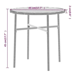 Bistro- & Balkonsets-vidaXL - Tuinset - Zwart - Poly rattan - 3 stuks