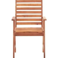 vidaXL - Tuinstoel - Bruin - Hout - 2 stuks