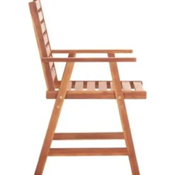 vidaXL - Tuinstoel - Bruin - Hout - 2 stuks