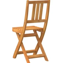 vidaXL - Tuinstoel - Bruin - Massief acaciahout - 36 x 46 x 86cm
