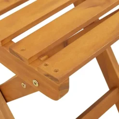 vidaXL - Tuinstoel - Bruin - Massief acaciahout - 36 x 46 x 86cm