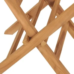 vidaXL - Tuinstoelen - Bruin - Hout - 2 stuks - Inklapbaar