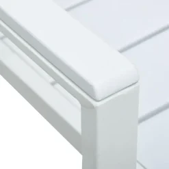 Tuinstoelen-vidaXL - Tuinstoelen - Wit - Hout - 4 stuks