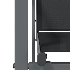 Tuinstoelen-vidaXL - Tuinstoelen - Zwart - Staal - 4 stuks - 55x61,5x90 cm