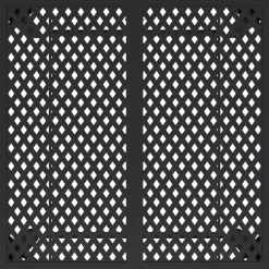 vidaXL - Tuintafel - Antraciet - Staal - 80 x 80 x 72 cm