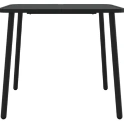 Tuintafels-vidaXL - Tuintafel - Antraciet - Staal - 80 x 80 x 71 cm