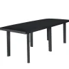 vidaXL - Tuintafel - Antraciet - Kunststof