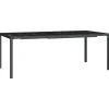 Tuintafels-vidaXL - Tuintafel - Antraciet - Staal - 200 x 100 x 72 cm