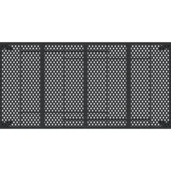 Tuintafels-vidaXL - Tuintafel - Antraciet - Staal - 200 x 100 x 72 cm