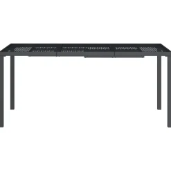 vidaXL - Tuintafel - Antraciet - Staal - 165 x 80 x 72 cm