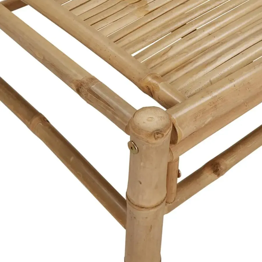 Tuintafels-vidaXL - Tuintafel - Bruin - Bamboe - 100 x 55 x 33 cm