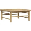 vidaXL - Tuintafel - Bruin - Bamboe