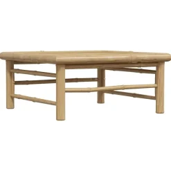 vidaXL - Tuintafel - Bruin - Bamboe